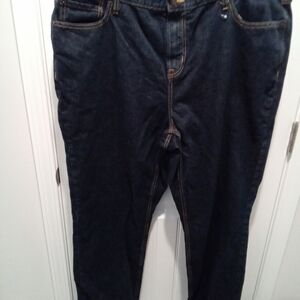Old Navy Big And Tall Men's Size 46 X 34 Classic Denim Blue Straight Leg Jeans